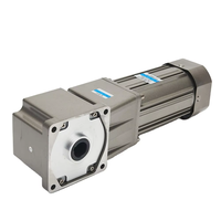 Moteur à engrenages à angle droit à couple élevé, à arbre plein/creux, moteur à engrenages AC à faible bruit 15W-2.2KW monophasé triphasé