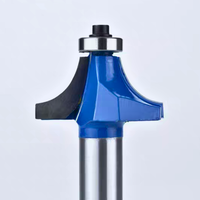 Fresa de punta redonda TCT con revestimiento de TiCN, vástago de 6, 8, 12 mm, HRC 65, para perfilado de bordes en madera, OEM, ODM, venta al por mayor