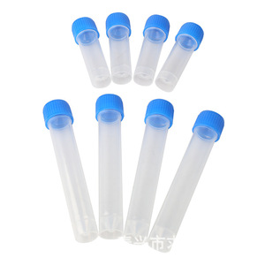 Seeking Excellence Sampling Tubes 5ML 10ML Screw Cap Disposable Plastic Test Tubes For Lab Use - Product Image 5
