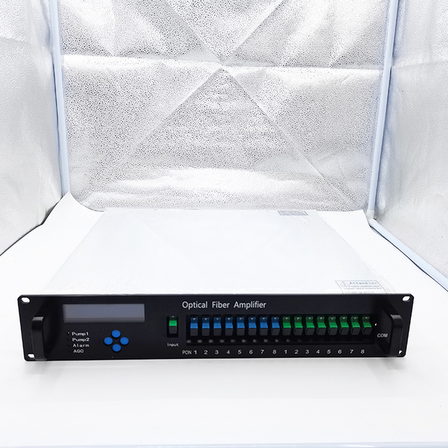 1550nm Erbium-Doped Fiber Amplifier CATV EDFA 8 PORT With PON Edfa WDM