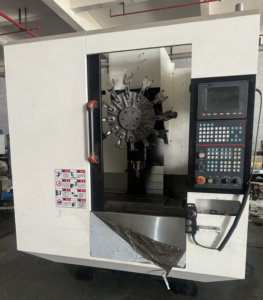 เครื่องจักรกลึงอเนกประสงค์ T600S ประสิทธิภาพสูงแบบกำหนดเองได้ของ CDK พร้อมระบบเจาะและต๊าปอัตโนมัติหลายแกน - Product Image 6