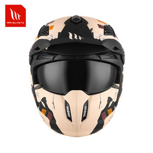 Casco Integral Unisex MT para Todas las Estaciones, Material ABS, Cierre de Liberación Rápida para Viajes en Motocicleta Todoterreno y de Carretera - Product Image 2