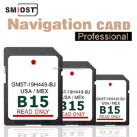 Tarjeta de Memoria SD con Software de Actualización de Mapas de Navegación GPS SMIOST, Cambio de CID para Ford B15 USA CAN 32GB Explorer F150 Fusion