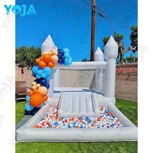 Château gonflable avec toboggan pour l'extérieur et l'intérieur, durable et amusant, taille 5x3m, capacité 100-500kg, garantie 1 an - Product Image 6