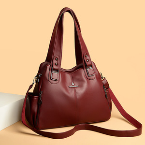 Nuova Borsa da Pendolare 2025 in Morbida <span class=keywords><strong>Pelle</strong></span> Atmosferica, Regalo per la Mamma, Borsa a Tracolla Singola per Donne di Mezza Età - Product Image 3