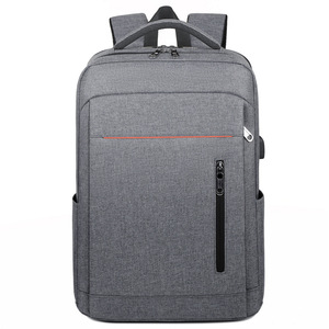 Manufacturer's 1 Inch Air Cushion Laptop <b>Backpack</b> Shockproof Double Straps Contrast Color Leisure Business Travel <b>Backpack</b> - Product Image 2