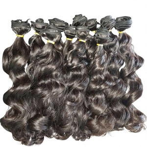 ผมแท้จากอินเดีย Nandee House ขนาด 24 นิ้ว แบบลอนธรรมชาติ Remy Hair เรียงเกล็ดผมอย่างดี ปลายผมแข็งแรง หนา  ผมมนุษย์ - Product Image 1