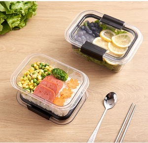Nhựa ekocian bpa-miễn phí thực phẩm lưu trữ container với nắp có thể tháo rời khay kín rò rỉ-proof lý tưởng - Product Image 5