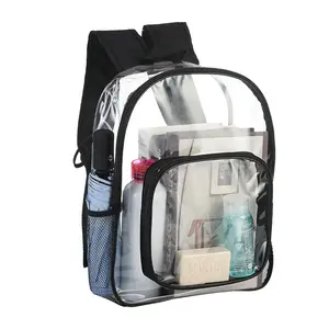 Kids PVC Transparent School Bags Small Wholesale Custom Clear Children Waterproof Backpacks