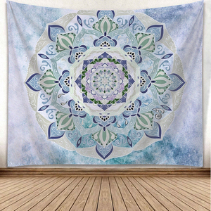 Kain Jacquard cetak permadani <span class=keywords><strong>Mandala</strong></span> Psychedelic India untuk dekorasi kamar tidur gaya Bohemian Hippie untuk ruang tamu - Product Image 3