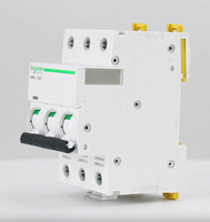 Disjoncteurs miniatures de haute qualité Schneider série Acti9 IC65N 3P 1A/2A/3A/4A/6A/10A/16A/20A/25A/32A/40A/50A/63A plastique