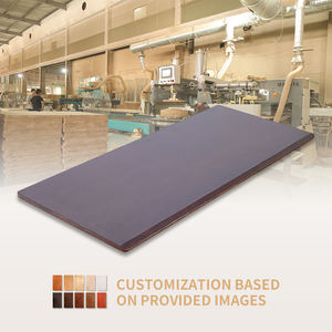 Meja Kerja Kayu Solid dengan Permukaan Meja Kayu Jati FSC yang Dirancang dan Disesuaikan Baru, dengan Sambungan Jari-jari, Dapat Diatur Tingginya, dan Diwarnai. - Product Image 1