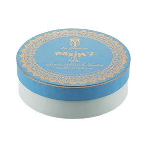 Custom logo printing small round chocolate praline packaging gift box