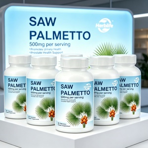 Cápsulas de Extracto de Saw Palmetto Herbal OEM al por Mayor de Fábrica, Suplementos para la Próstata para Hombres, Suplemento Dietético, Cápsulas de Saw Palmetto - Product Image 2