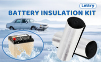 Couverture chauffante 100% fibre de carbone Kit d'isolation Feutre enveloppant Bouclier thermique Protection contre les températures extrêmes pour les voitures froides et chaudes
