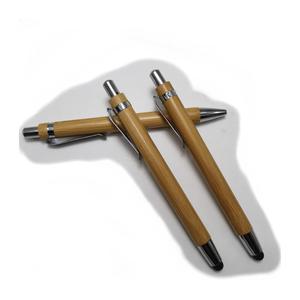 2022 Qualité Bambou Stylo À Bille Logo Personnalisé 1.0mm Largeur D'écriture En Plastique Meilleur Prix De Gros" - Product Image 5