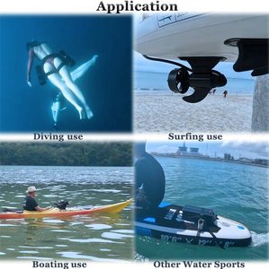 محرك كهربائي لاسلكي للوح التزلج على الماء بقوة 240 واط وجهد 24 فولت مع جهاز تحكم عن بعد، دافع تحت الماء بدون فرش صديق للبيئة ومتين يعمل لمدة 24 ساعة - Product Image 2