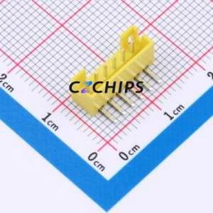BX-PH2.0-6PWZ-Y Wire-to-Board Pin Header Bent Lead Through Hole,P=2mm Connector 1x6P 2mm Right Angle Insert PH - Product Image 1