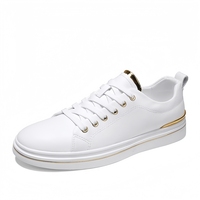 Chaussures blanches en cuir de vachette souple de luxe léger de haute qualité, personnalisables, vente directe d'usine OEM