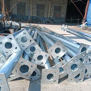 Оцинкованный стальной фонарь на солнечной батарее, 7 м, 8 м, 9 м, 10 м, 12 м - Product Image 4