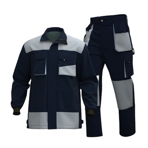 Combinaison <span class=keywords><strong>de</strong></span> <span class=keywords><strong>travail</strong></span> robuste avec panneaux Oxford renforcés, rangement multi-poches, tissu polyester respirant, veste et <span class=keywords><strong>pantalon</strong></span> <span class=keywords><strong>de</strong></span> <span class=keywords><strong>travail</strong></span> - Product Image 3