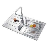 K-EBR12050 évier de cuisine composite/évier installer/double évier de cuisine avec égouttoir