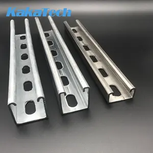 מפעל מחיר חם טבל מגולוון Unistrut ערוץ C ערוץ חשמל אבץ מחורר יתד ערוץ