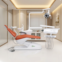 Fauteuil dentaire électrique de luxe pour traitement dentaire en milieu hospitalier