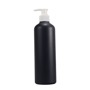 Botella Redonda Delgada <span class=keywords><strong>Boston</strong></span> de 500 ml en Negro Esmerilado para Envasado de Champú y Acondicionador - Product Image 5