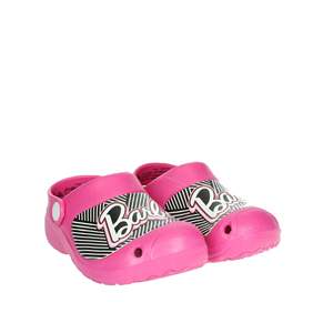 Zuecos para niñas Barbie, diseño a rayas fucsia, zapatos ligeros y cómodos para niños - Product Image 5
