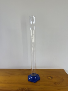 Schwarzer 30-cm-Becher aus Kunststoff mit Basis-Testglas für das Ferment ieren von Bier-oder Wein hydro metern zu Hause - Product Image 3