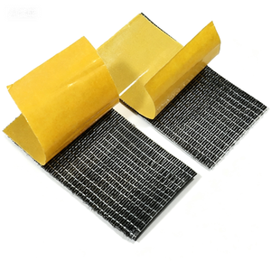 Ruban auto-agrippant robuste en fibre de verre, haute adhérence, imperméable, simple face, base en tissu quadrillé écologique, pour le stockage - Product Image 4