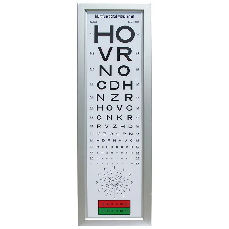 Équipement d'optométrie Tableau électronique d'acuité visuelle Snellen pour instruments d'optique d'évaluation de la vision