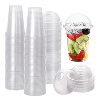 Gobelets à tequila jetables BOYANG Slushy 16oz 100% écologiques certifiés ISO en plastique avec paille, personnalisables OEM pour votre marque