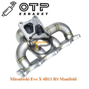 ท่อไอเสีย OTP สแตนเลส 304 สำหรับรถยนต์มิตซูบิชิ* <span class=keywords><strong>Evo</strong></span> X <span class=keywords><strong>Evo</strong></span> <span class=keywords><strong>10</strong></span> 4B11 ท่อไอเสียแบบท่อ <span class=keywords><strong>RS</strong></span> Manifold - Product Image 3