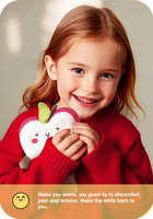 Warmte- en koudepacks, magnetronverwarming, knuffelkussen, pluche knuffeldier voor kinderen, schattig speelgoed, dierenspeelkameraad, gewogen warmte- en koudepack, warmte- en koude responsief