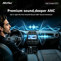 Autoradio Android Meihua pour Jeep Compass 2013 et plus, écran tactile 7 pouces, lecteur DVD de voiture, CarPlay sans fil, Android Auto