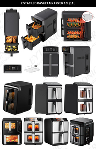 2025 New Double Stack 11L Air Fryer Smart Digital <b>Control</b> Home Appliance Oil Free Deep Oil Less Fryer No Oil Deep Fryer Automati - Product Image 6