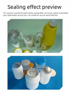 Sellador Manual pequeño comercial Máquina de sellado de juntas de papel de aluminio de mano para contenedores de gran diámetro Latas y películas - Product Image 6