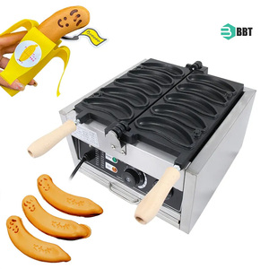 Équipement de restaurant à bas prix <span class=keywords><strong>gaufrier</strong></span> électrique en forme de banane faisant la machine <span class=keywords><strong>gaufrier</strong></span> commercial - Product Image 1
