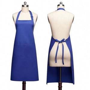 Tabliers de cuisine en coton personnalisés avec logo, tabliers de cuisine bon marché en gros pour cafés, restaurants, tablier de cuisine - Product Image 2
