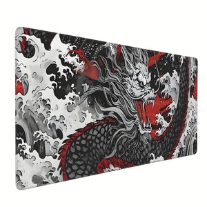 Large Mouse Pad Gaming Mouse Pad Long Mouse Pads Waterproof Extra Large Big Mouse Pad With Stitched Edge XXL Non-Slip Black Computer Mousepad Desk Mat For Gamer Office & Home Black