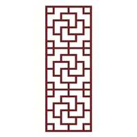 Grilles de fenêtre en aluminium personnalisables avec anodisation et revêtement en poudre pour balcon, escalier, salle de bain - Design contemporain résistant à l'eau et à la rouille