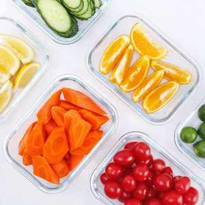 Popular Airtight Glass Meal Prep Food Storage Container Microwave Glass Lunch <b>Box</b> with <b>Lock</b> Lid - Product Image 2