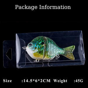 Señuelo de Pesca Articulado Tipo <span class=keywords><strong>Sunfish</strong></span>, 9cm, 34.5g, Plástico, para Pesca de Lubina - Product Image 6