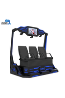 Film de réalité virtuelle le plus excitant, mouvement dynamique 3DOF, 3 chaises, cinéma VR, équipement 9D, divertissement VR, parc VR