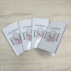 โบรชัวร์ธุรกิจคุณภาพสูง เคลือบเงา สำหรับเครื่องสำอาง เครื่องประดับ แคตตาล็อกกระดาษ แผ่นพับยาทาเล็บ พร้อมโลโก้แบบกำหนดเอง - Product Image 2