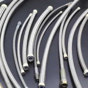 China Supplier Lowest Price S.s 304 Wire Braided Stainless Steel Corrugated Ptfe Hose