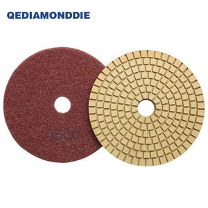 Discos de Pulido de Concreto de Alta Eficiencia, Discos de Pulido de Diamante de Resina Flexible para Concreto, Terrazo, Granito y Mármol, Uso en Húmedo - Product Image 1