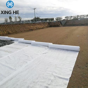 Géotextile industriel non tissé en PP/HDPE résistant aux UV, taille personnalisée, origine Chine, MOQ 1000 m², emballage en rouleau pour la construction <span class=keywords><strong>de</strong></span> routes et <span class=keywords><strong>de</strong></span> barrages - Product Image 1